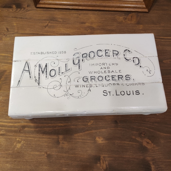 White Solid Wood Rustic Riser Tray - Picture 3 of 10